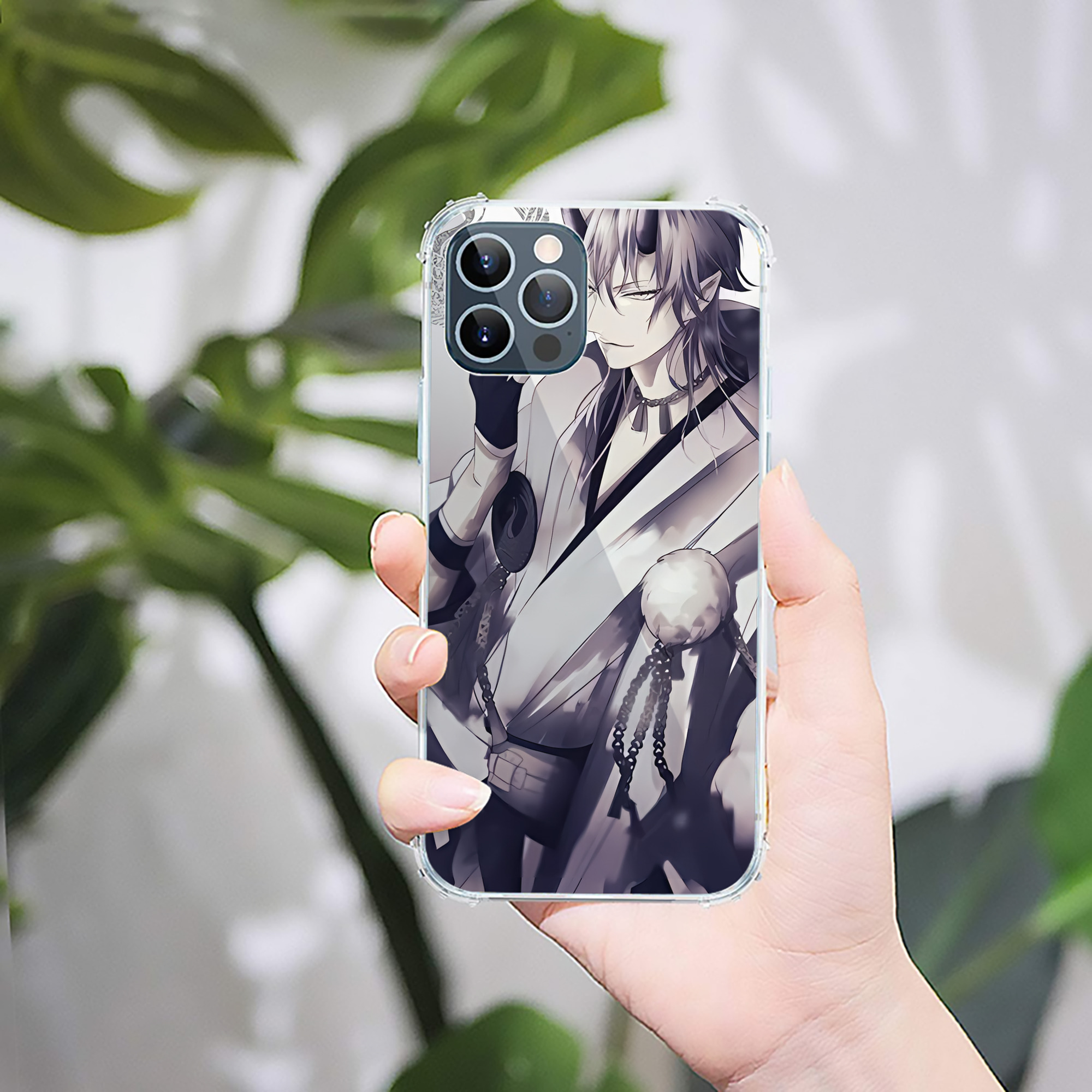 （画像用） 刀剣乱舞 Touken Ranbu 【iPhone 12シリーズ対応】透明スマホケース（クリアソフトケース）
